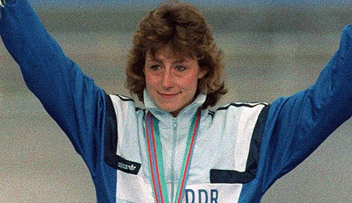 Christa Luding-Rothenburger gewann bei Olympia zweimal Gold, einmal Silber und einmal Bronze