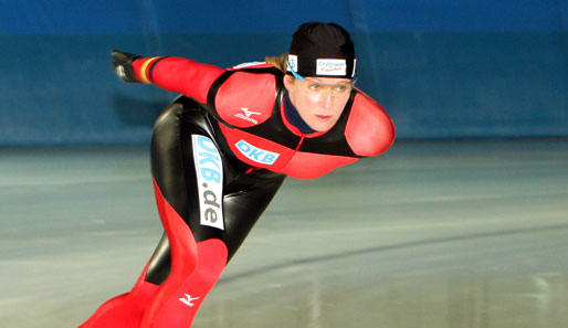 Claudia Pechstein gewann fünf Olympische Goldmedaillen im Eisschnelllauf