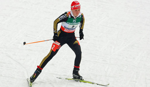 Biathletin Miriam Gössner gewann mit der Damen- Langlauf-Staffel WM-Silber in Liberec