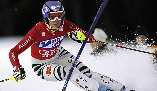 Maria Riesch gewann im vergangenen Jahr den Slalom-Weltcup