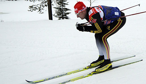 Das Podest fest im Blick: Axel Teichmann ist bei der Tour de Ski bester Deutscher