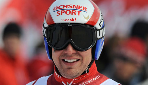 Daniel Albrecht gewann 2007 bei der WM in Are den kompletten Medaillensatz