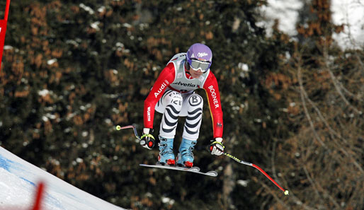 Maria Riesch holte bei der Abfahrt in Garmisch ihren 14. Weltcup-Sieg