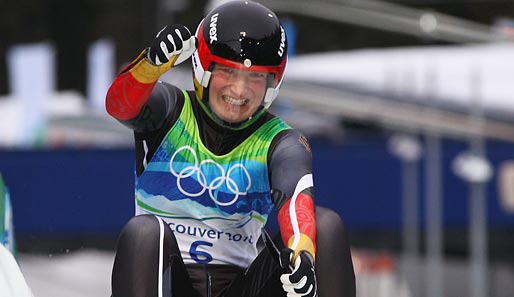 Tatjana Hüfner ist amtierende Olympiasiegerin im Einzelsitzer