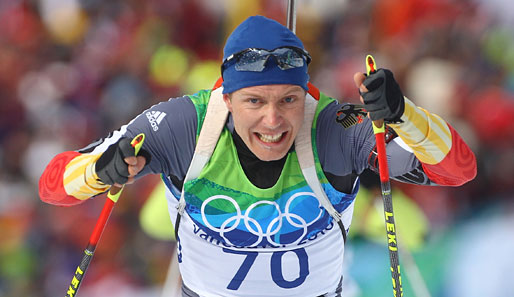 Beim Massenstart bei den Olympischen Winterspielen 2010 belegte Andreas Birnbacher Platz 15