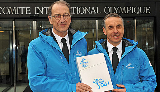 Annecy hat einen Tag vor München sein Bewerbungsbuch beim IOC eingereicht