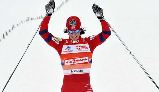 Marit Björgen feierte im norwegischen Drammen ihren 44. Weltcup-Sieg