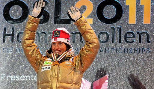 Marit Bjørgen gewinnt das dritte Gold