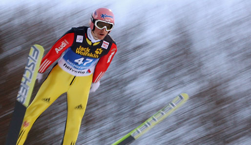 Severin Freund hat den ersten Podestplatz seiner Karriere im Skifliegen knapp verpasst