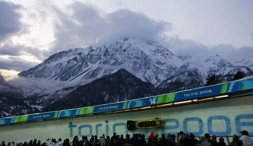 Die Bahn in Cesana war Schauplatz der Bob - und Skeletonwettbewerbe der Winterspiele 2006