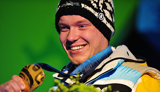 Felix Loch siegte wie schon bei den Olympischen Spielen auf der Bahn in Whistler