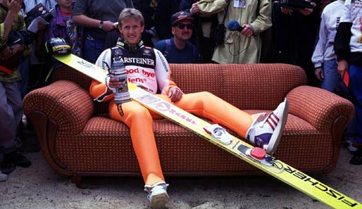 33 Weltcupsiege und vier Mal die Vierschanzentournee gewonnen: Der Deutsche Jens Weißflog weiß, wie man sich entspannt