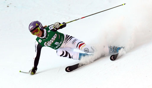 Maria Höfl-Riesch erreichte beim Slalom in Lienz den neunten Rang