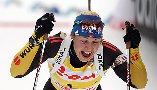 Magdalena Neuner wird beim City-Sprint in Garmisch an den Start gehen