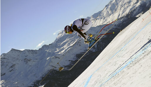 Maria Höfl-Riesch brachte sich mit einem Fahrfehler um ihre Siegchancen in St. Moritz