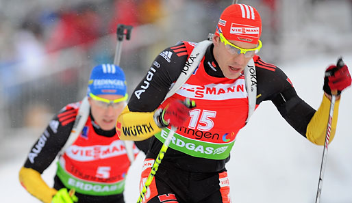 Nehmen sich eine Auszeit aus dem Weltcup: Arnd Peiffer (r.) und Andreas Birnbacher