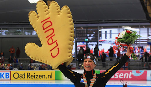 Claudia Pechstein gab 1991 ihr Weltcup-Debüt im Eisschnelllauf