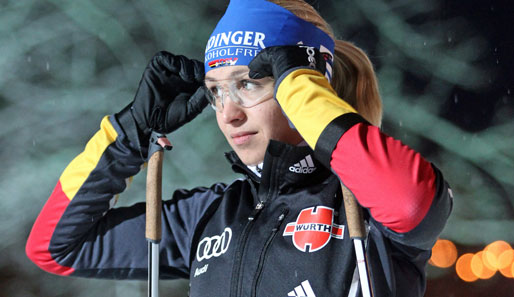 Magdalena Neuner konnte nach ihrem Sieg im Sprint auch die Verfolgung für sich entscheiden