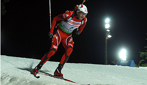 Ole Einar Björndalen gehört traditionell zu den schnellsten Läufern im Biathlon-Zirkus