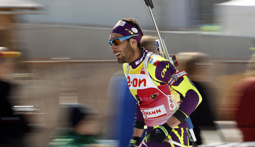 Martin Fourcade gewann bei der Biathlon-WM in Ruhpolding den Sprint-Wettbewerb