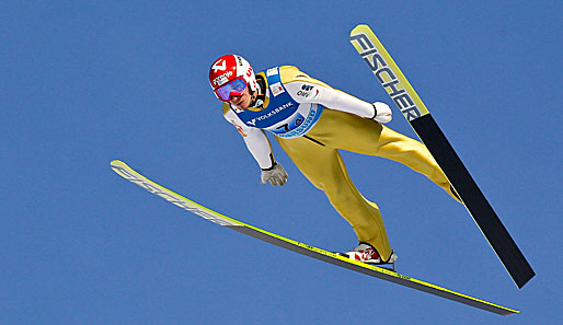 Beim Skifliegen schwer zu schlagen - Skiflug-Weltmeister Robert Kranjec gewann auch in der Heimat