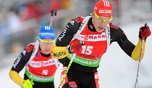Andreas Birnbacher (l.) und Arnd Pfeiffer konnten beim Weltcup in Östersund erneut überzeugen