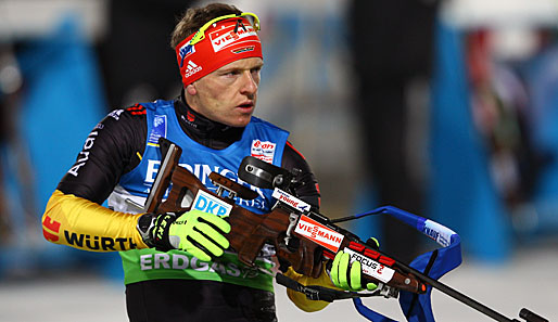 Florian Graf kam beim Sprint in Östersund als Vierter über die Ziellinie