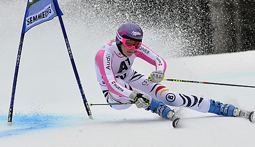 Im vorletzten Weltcup-Rennen in diesem Jahr belegte Maria Höfl-Riesch Platz vier