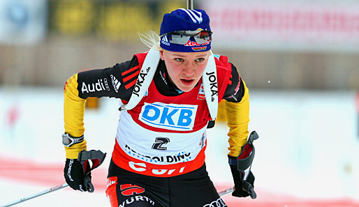 Miriam Gössner leistete sich in Antholz gleich sieben Fehler im Schießen