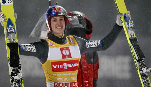 Gregor Schlierenzauer wurde durch seinen Sieg zum besten Skispringer der Weltcupgeschichte