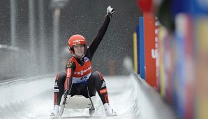 Natalie Geisenberger ist im Weltcup noch ungeschlagen
