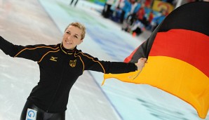 Anni Friesinger-Postma gewann bereits drei Gold bei Olympischen Spielen