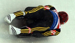 Felix Loch holte bei der Rodel-WM 2013 in Whistler die Goldmedaille