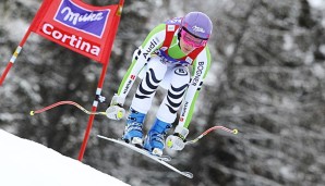 Maria Höfl-Riesch schaffte es in Cortina nicht aufs Podium