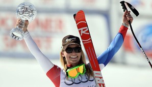 Anna Fenninger reichte ein zweiter Platz im Super-G zum Sieg im Gesamtweltcup