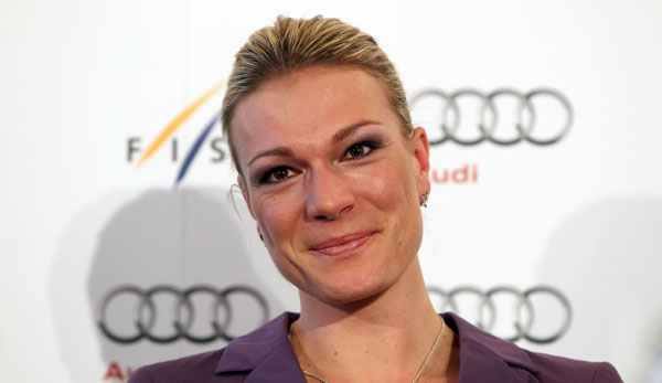 Maria Höfl-Riesch hatte ihr Karriereende bekanntgegeben