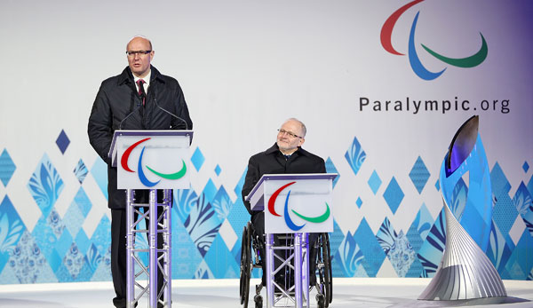 Sir Philip Craven (r.) ist seit 2001 der Chef des Internationen Paralympischen Komitee