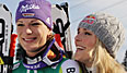 Lindsey Vonn (r.) und Maria Höfl-Riesch waren Konkurrentinnen und Freundinnen