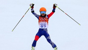 Vanessa Mae startete bei den Olympischen Spielen in Sochi