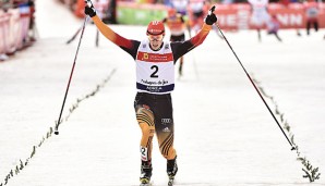Eric Frenzel hat auch am dritten Tag des "Nordic Combined Triple" den Sieg eingefahren
