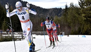 Martin Johnsrud Sundby (M.) hat wie im Vorjahr die Tour de Ski gewonnen