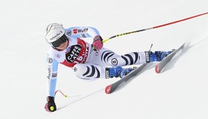Viktoria Rebensburg landete in St. Moritz in der Abfahrt auf dem vierten Platz