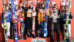 Auch die deutschen Skispringer spendeten den Erlös ihrer Medaille von Zakopane
