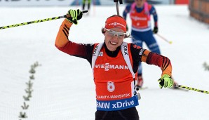 Laura Dahlmeier gewann im Sprint bereits die Bronze-Medaille