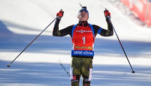 Simon Schempp feierte den achten Weltcupsieg seiner Karriere