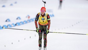 Laura Dahlmeier verpasst den Sieg beim City-Biathlon