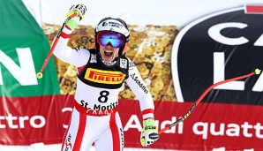 Nicole Schmidhofer triumphierte in St. Moritz
