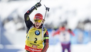 Laura Dahlmeier gewann zum ersten Mal den Gesamtweltcup