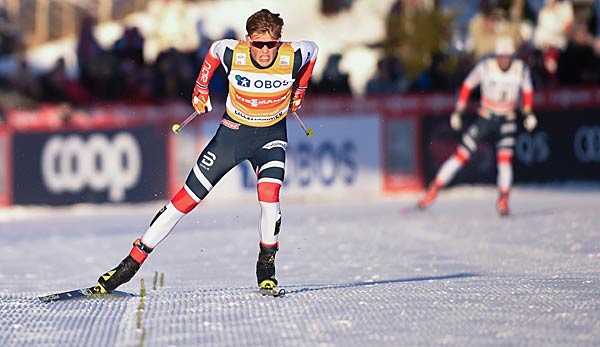 Johannes Kläbo gewinnt den Skiathlon in Lillehammer