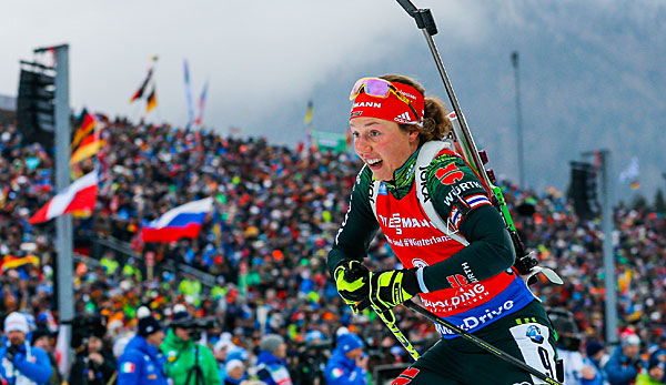 Laura Dahlmeier mausert sich drei Wochen vor Beginn der Olympischen Winterspiele zur Top-Favoritin auf Gold
